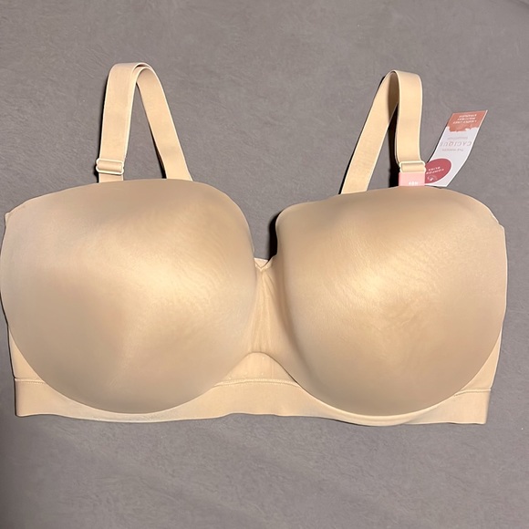 Cacique Comfort Bliss Lightly Lined Multi-way Strapless Bra - Picture 1 of 4